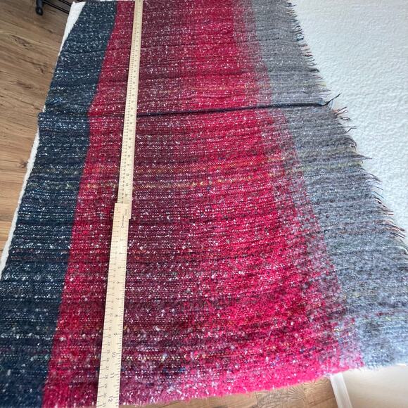 Lapis Boho Fringe Shawl Wrap  fall Ombre Cozy Scarf one size - Picture 2 of 9